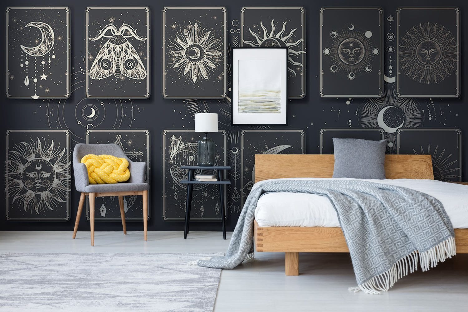 Papier peint mural signes astrologiques et animaux - Le meilleur Papier peint panoramique Sur mesure
