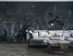 Papier peint mural Buissons Sombres élégance mystique pour salle de bain - Vignette | Mr Papier Peint