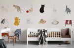 Papier peint mural silhouette de chat - Vignette | Mr Papier Peint