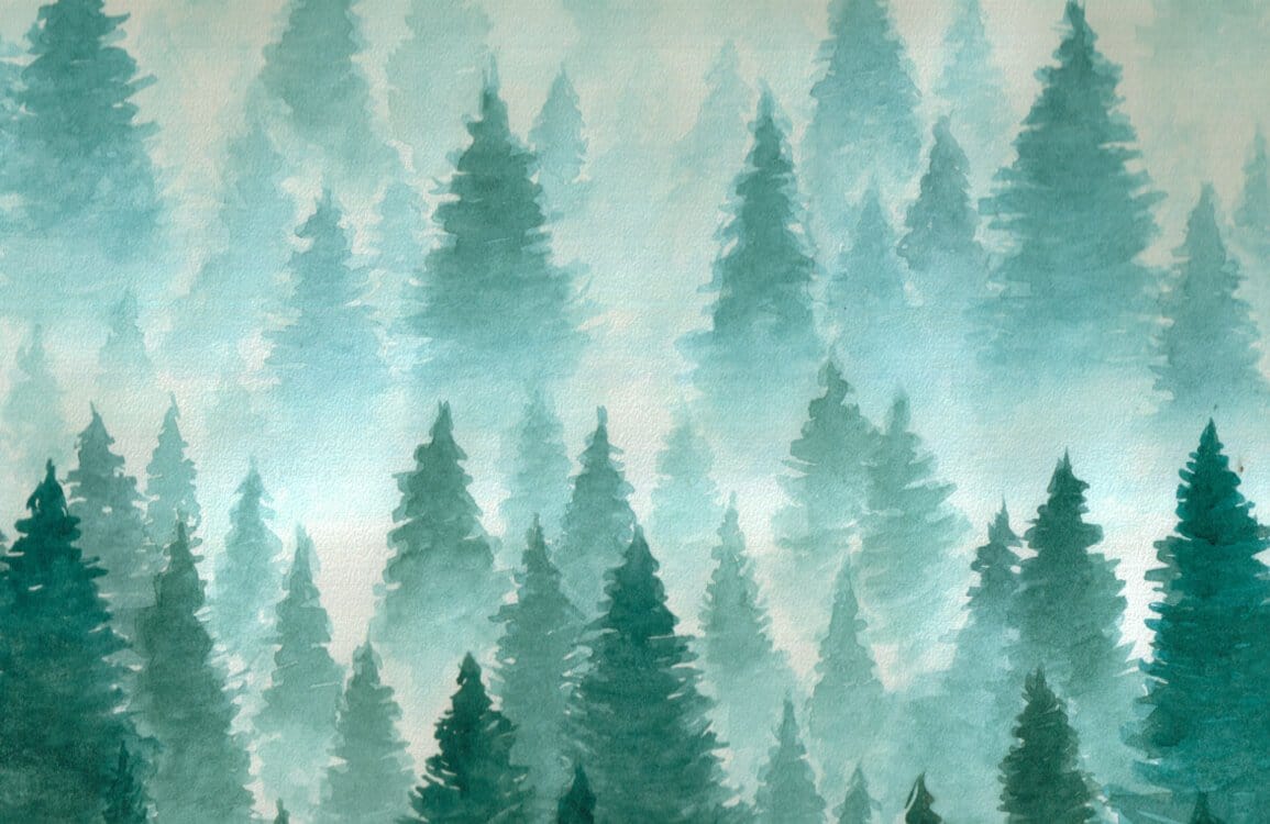 Papier peint mural Silhouette - Le meilleur Papier peint panoramique Sur mesure