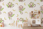 Papier Peint Mural Singe & Banane - Vignette | Mr Papier Peint