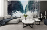 Élégance nordique avec le papier peint panoramique Snow Lane - Vignette | Mr Papier Peint