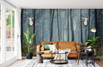 Peint mural Soleil à travers la forêt pour une lumière apaisante - Vignette | Mr Papier Peint