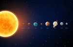 Papier peint mural Soleil et Planètes pour un cosmos éblouissant - Vignette | Mr Papier Peint