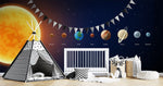 Papier peint mural Soleil et Planètes pour un cosmos éblouissant - Vignette | Mr Papier Peint