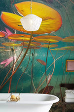 Papier peint panoramique Sous les étangs pour une décoration personnalisée - Vignette | Mr Papier Peint