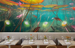 Papier peint panoramique Sous les étangs pour une décoration personnalisée - Vignette | Mr Papier Peint