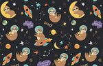 Voyage cosmique avec le papier peint mural Space Slothes II - Vignette | Mr Papier Peint