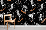 Papier peint mural Squelette dansant énergie et fantaisie murale - Vignette | Mr Papier Peint