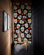 Papier peint panoramique mural Squelette et Rose mystique - Vignette | Mr Papier Peint