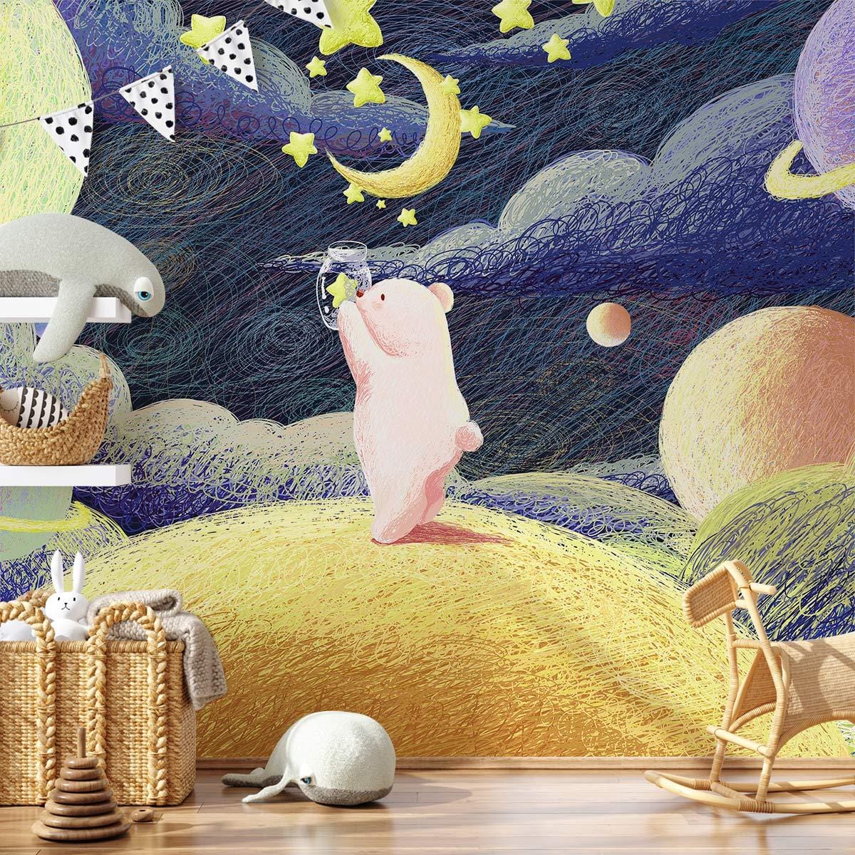 Papier Peint Mural Star Fetcher II - Le meilleur Papier peint panoramique Sur mesure