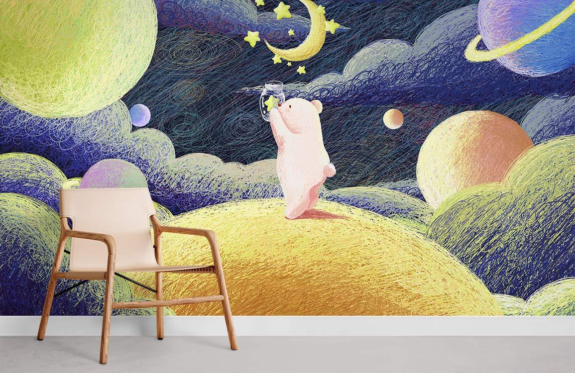 Papier Peint Mural Star Fetcher II - Le meilleur Papier peint panoramique Sur mesure