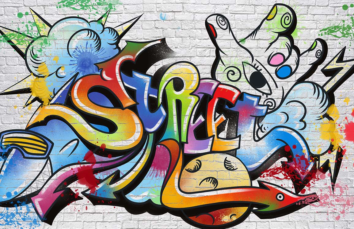 Papier peint mural Street II en français - Le meilleur Papier peint panoramique Sur mesure