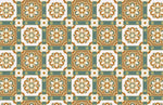 Papier peint mural style palais Jardin Enchanté Vert et Marron - Vignette | Mr Papier Peint