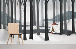 Papier peint mural bibliothèque vintage pour une ambiance de lecture chaleureuse - Vignette | Mr Papier Peint