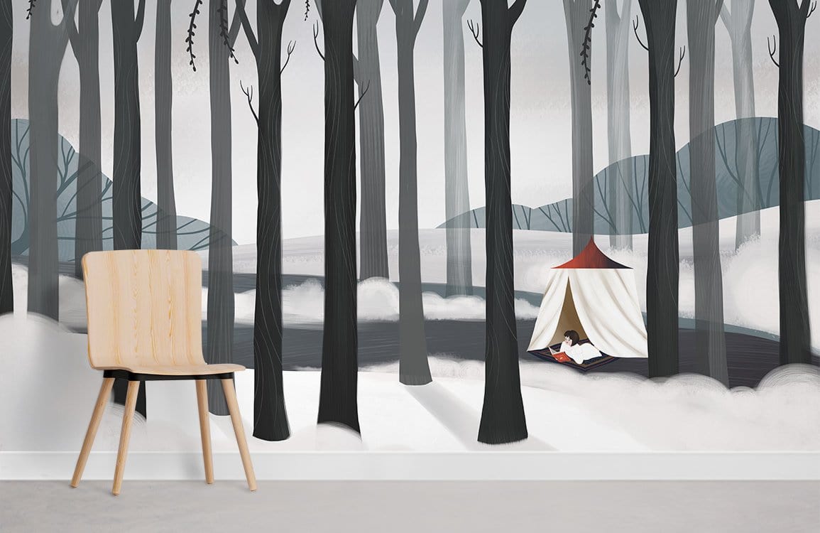 Papier peint mural sur le thème de la lecture - Le meilleur Papier peint panoramique Sur mesure