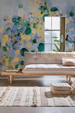 Papier peint mural tache bleue Éclat artistique pour murs raffinés - Vignette | Mr Papier Peint
