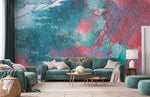 Mural tacheté d’aquarelle pour une œuvre d’art unique au salon - Vignette | Mr Papier Peint