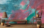 Mural tacheté d’aquarelle pour une œuvre d’art unique au salon - Vignette | Mr Papier Peint