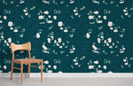 Éclat frais avec papier peint mural terrazzo bleu verdâtre - Vignette | Mr Papier Peint