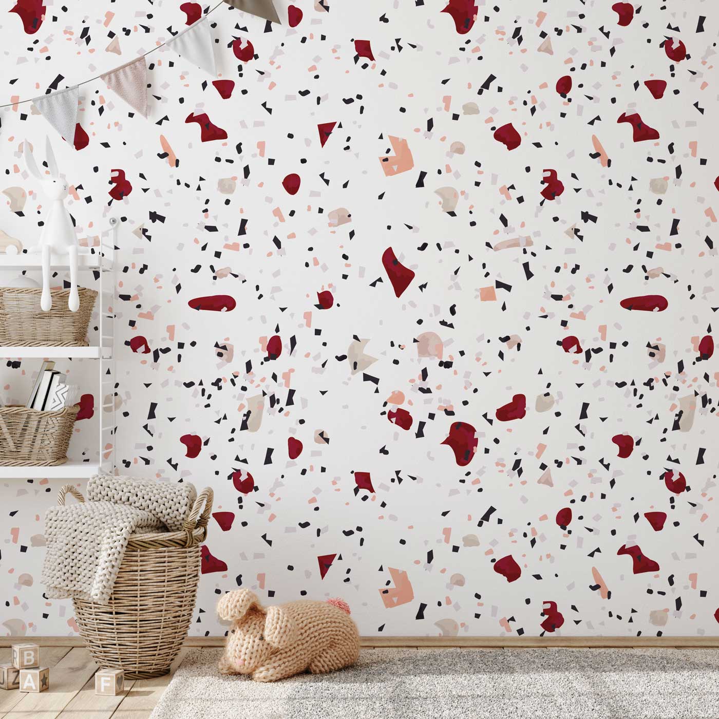 Papier peint mural Terrazzo Coloré II - Le meilleur Papier peint panoramique Sur mesure