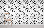 Papier peint mural Terrazzo noir et blanc - Vignette | Mr Papier Peint