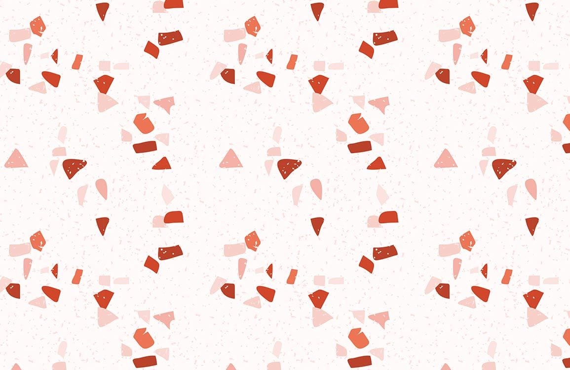 Papier peint mural Terrazzo Orange - Le meilleur Papier peint panoramique Sur mesure