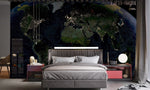 Papier peint mural Terre de nuit - Vignette | Mr Papier Peint