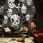 Papier peint mural Tête de Squelette II mystère et élégance osseuse - Vignette | Mr Papier Peint