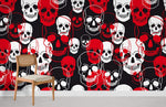 Papier Peint Mural Tête de Squelette III Art Surréaliste et Audacieux - Vignette | Mr Papier Peint
