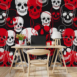 Papier Peint Mural Tête de Squelette III Art Surréaliste et Audacieux - Vignette | Mr Papier Peint
