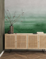 Papier peint mural à texture aquarelle verte souffle de sérénité - Vignette | Mr Papier Peint