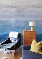 Papier peint mural texturé bleu aquarelle pour chambre enfant féerique - Vignette | Mr Papier Peint