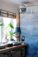 Papier peint mural texturé bleu aquarelle pour chambre enfant féerique - Vignette | Mr Papier Peint
