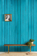 Papier peint mural texturé bois turquoise - Vignette | Mr Papier Peint