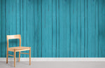 Papier peint mural texturé bois turquoise - Vignette | Mr Papier Peint