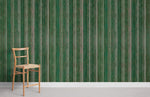 Papier peint mural texture bois vert - Vignette | Mr Papier Peint