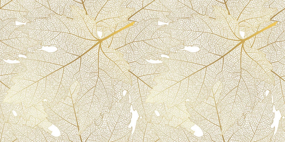 Papier peint mural avec motif de feuilles d’érable translucides, idéal pour peinture murale texturée
