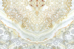 Papier peint mural Totems Crystal éclat doré sur marbre majestueux - Vignette | Mr Papier Peint