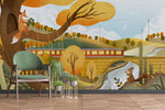 Papier peint mural Train d'Automne - Vignette | Mr Papier Peint