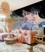 Papier peint mural Trois Femmes Élégance artistique pour votre intérieur - Vignette | Mr Papier Peint