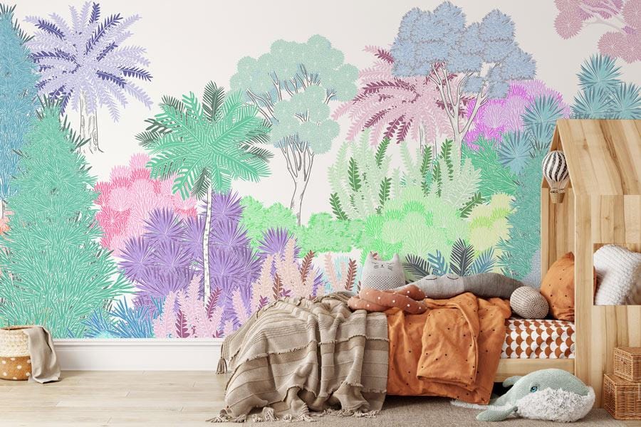 Papier peint mural Tropical Coloré III - Le meilleur Papier peint panoramique Sur mesure