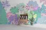 Évasion Exotique avec Papier Peint Mural Tropical Coloré - Vignette | Mr Papier Peint