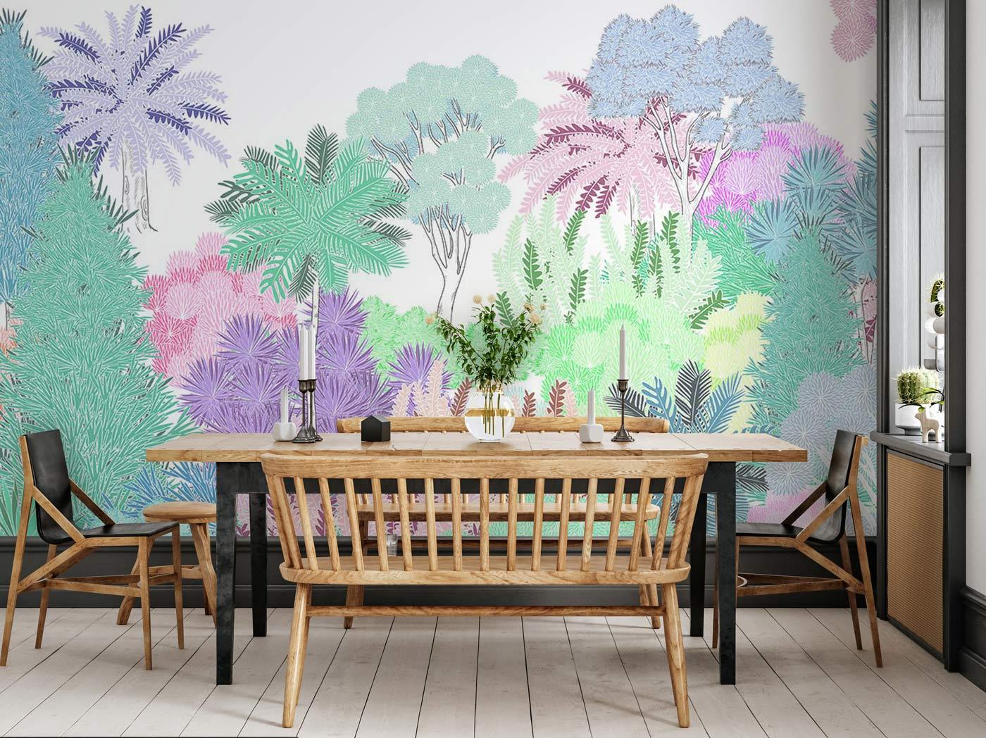 Papier peint mural Tropical Coloré III - Le meilleur Papier peint panoramique Sur mesure