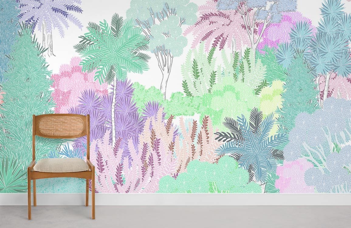 Papier peint mural Tropical Coloré III - Le meilleur Papier peint panoramique Sur mesure