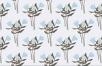 Papier peint mural Tulipe Bleue - Vignette | Mr Papier Peint