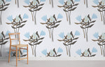 Papier peint mural Tulipe Bleue - Vignette | Mr Papier Peint