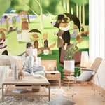 Papier peint mural Un Dimanche Après-midi II sérénité artistique - Vignette | Mr Papier Peint