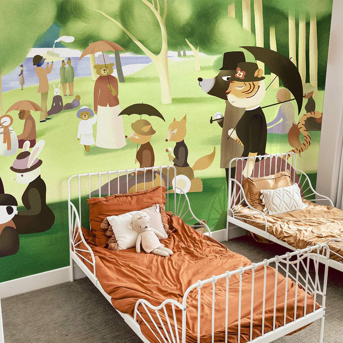 Papier peint mural Un Dimanche Après-midi II - Le meilleur Papier peint panoramique Sur mesure