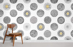 Papier peint mural Varies Circles II touche artistique et moderne - Vignette | Mr Papier Peint
